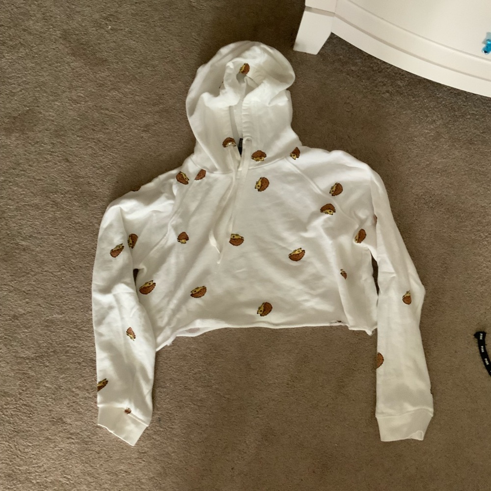 Forever 21 Hedge hog cropped hoodie